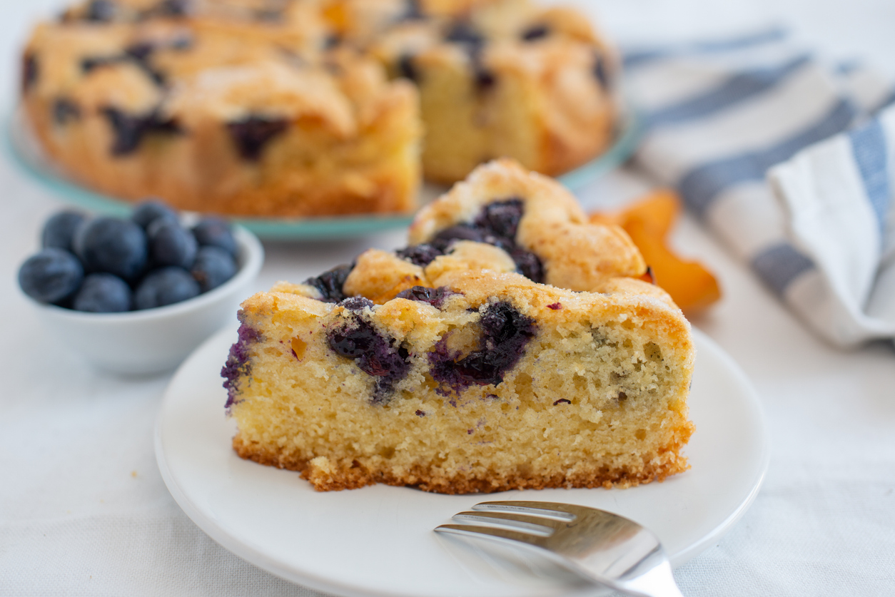 Gâteau aux myrtilles